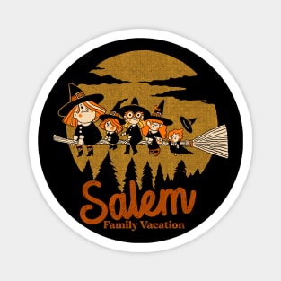 Salem Witches on Vacation Magnet